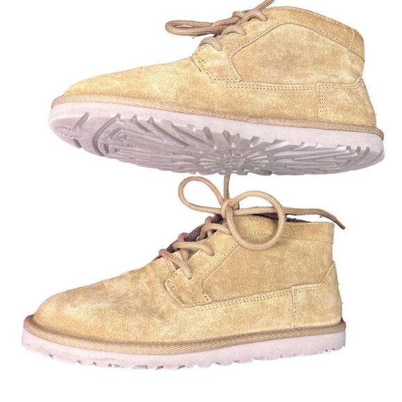 Ugg Lace Up Unisex Booties in Chestnut Size Youth 3 - Picture 4 of 8